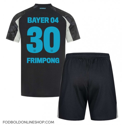 Bayer Leverkusen Jeremie Frimpong #30 Tredje trøje Børn 2024-25 Kortærmet (+ Korte bukser)